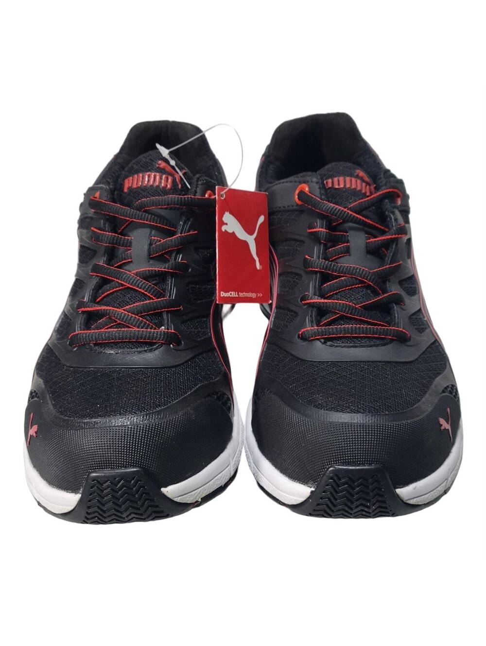 Puma Men’s Safety Fuse Motion Shoe, Black/Red, Size 8